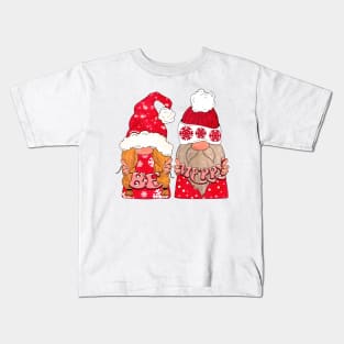 Be Merry Christmas Gnomes Kids T-Shirt